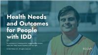 Health Needs and Outcomes for People with IDD