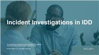 Incident Investigations in IDD