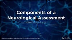 Components of a Neurological Assessment