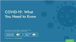 COVID-19: What You Need to Know