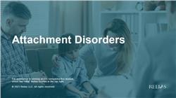 Attachment Disorders