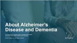 About Alzheimer