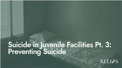 Suicide in Juvenile Facilities Pt. 3: Preventing Suicide