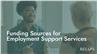 Funding Sources for Employment Support Services