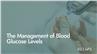 The Management of Blood Glucose Levels