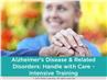 Florida Alzheimer's Disease or Related Disorders (Nursing Home/Hospice)